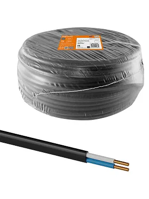 Кабель TOKOV ELECTRIC АВВГ-Пнг(А)-LS 2х4 ОК (N) 0.66кВ (уп.100м) 00-00036334