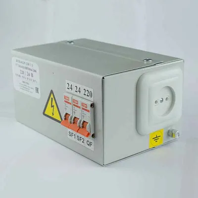 Ящик с понижающим трансформатором ЯТП 0.25 220/36В (3 авт. выкл.) Кострома ОС0000002367 