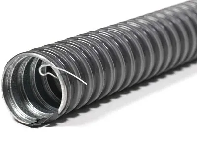 Металлорукав в ПВХ изоляции МРПИ нг  10  (50 м/уп.) ГОФРОМАТИК 