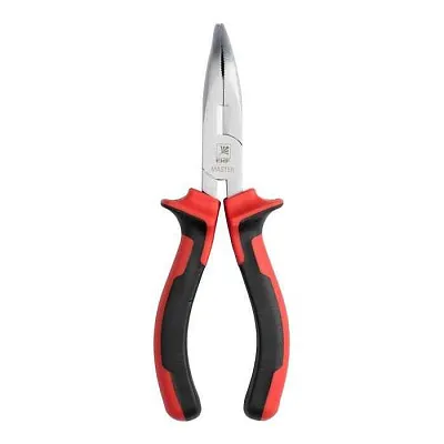 Длинногубцы изогнутые 160мм Master Basic EKF dgi-160-mas 