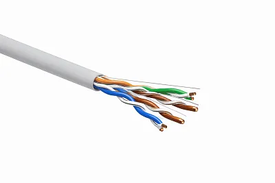 Кабель витая пара U/UTP 4х2х24AWG(0.48мм) кат.5E PVC Fluke tested (м) TOKOV ELECTRIC TKE-C06-U/UTP-42-5E-305