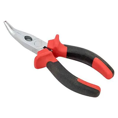 Длинногубцы изогнутые 160мм Master Basic EKF dgi-160-mas 