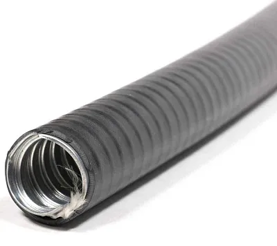 Металлорукав в ПВХ изоляции МПГ нг толстостенный 16 (50 м/уп.) ГОФРОМАТИК 
