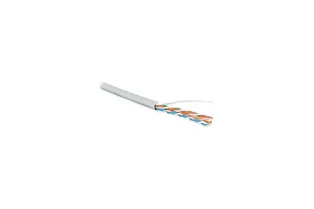 Кабель витая пара U/UTP кат.5E 4x2x24AWG solid PVC UUTP4-C5E-S24-IN-PVC-GY-305 сер. (м) Hyperline 41903