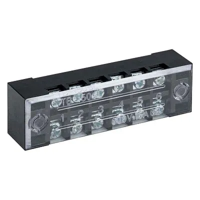 Терминал клеммный TB-1506 до 1.5кв.мм 15А 6 клеммных пар EKF tb-1506 