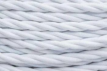 Провод ретро 3x2.5 матов. бел. (уп.20м) Bironi B1-435-71-20