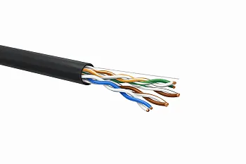Кабель Кабель витая пара U/UTP 4х2х24AWG кат.5E наружный+трос 500м TOKOV ELECTRIC TKE-C05-U/UTP-42-5E-500-ODC