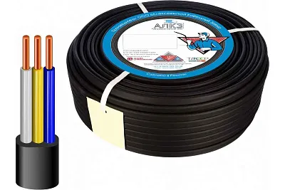 АВВГ-Пнг(A)-LS 3x4 ОК 0.66кВ (бухта) (м) АЛЮР 00-00001917