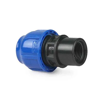Муфта компрессионная внутр. резьба PN16 d20х1/2дюйм для ПЭ труб RTP 11477 