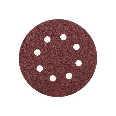 Диск абразивный на ворсовой основе на липучке перфорир. P40 125мм (уп.10шт) Kranz KR-91-1164 