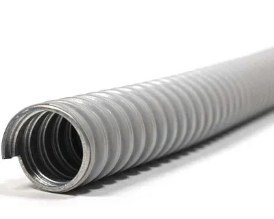 Металлорукав в ПВХ изоляции МРПИ нг  32  (20 м/уп.) серый ГОФРОМАТИК 