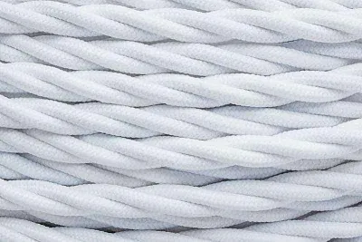 Провод ретро 3x2.5 матов. бел. (уп.20м) Bironi B1-435-71-20