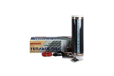 Комплект "Теплый пол" (пленка) Ultra RXM 220-0.5-1 (220Вт/0.5х2м/S обогрева: 1кв.м) Rexant 51-0501-4