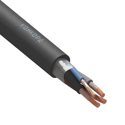 Кабель резиновый Кабель КГ-ХЛ 3х4+1х2.5 (N) 220/380-3 (м) Конкорд 88