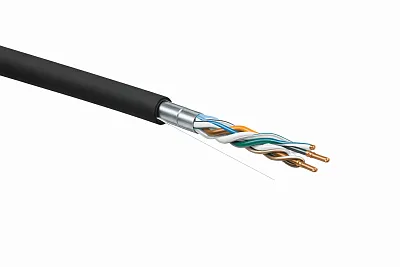 Кабель витая пара F/UTP 4х2х24AWG кат.5E наружный 500м TOKOV ELECTRIC TKE-C05-F/UTP-42-5E-500-OD
