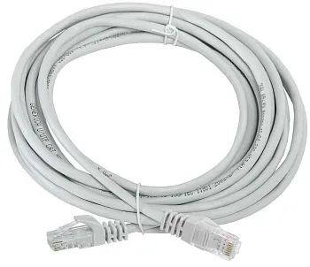 Патч-корд кат.5E UTP 5м сер. GENERICA PC01-C5EU-5M-G 