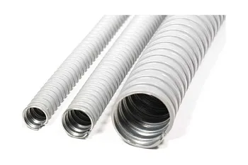Металлорукав в ПВХ изоляции МРПИ нг  18  (50 м/уп.) серый ГОФРОМАТИК 