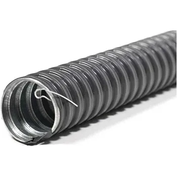 Металлорукав в ПВХ изоляции МПГ нг толстостенный 38 (20 м/уп.) ГОФРОМАТИК 
