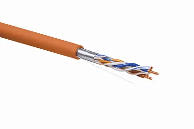 Кабель витая пара F/UTP 4х2х24AWG нг(А)-HF кат.5E 500м TOKOV ELECTRIC TKE-C10-F/UTP-42-5E-500-HF