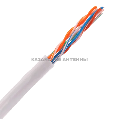 витая пара U/UTP кат.5E 4x2x24AWG solid LSZH бел. (м) GENERICA BC1-C5E04-128-305-G