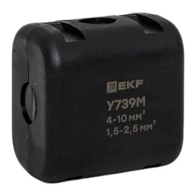 Сжим ответвительный У-739М (4-10/1.5-2.5кв.мм) (орех) StreamLine EKF y739m 